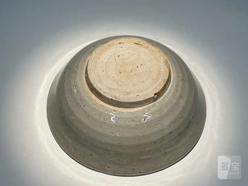 元 影青釉擂茶碗 - 图3